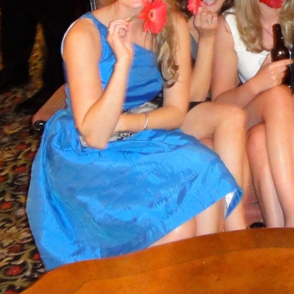 Lotus Grace one shoulder dress